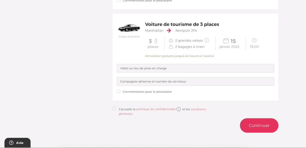 Tuto navette privée New York