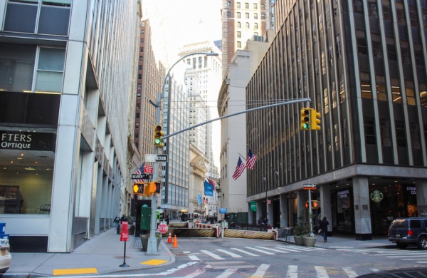 Quartier Financier à New York