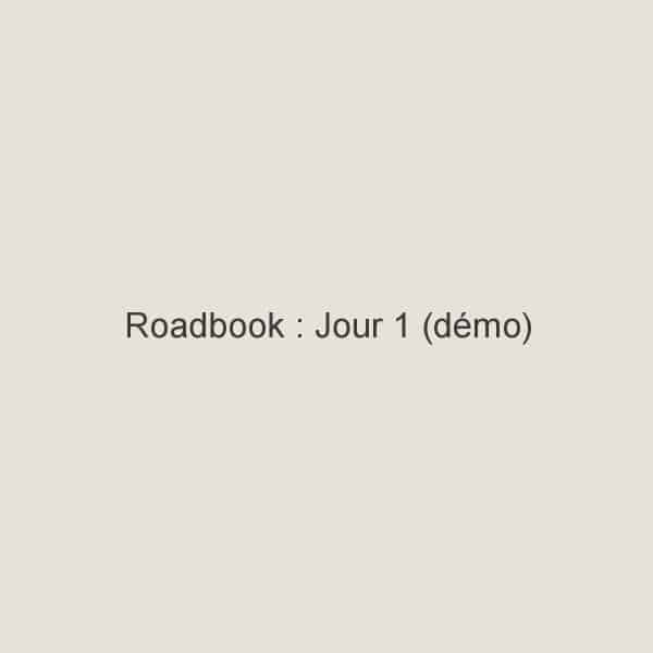 Jour 1
