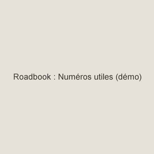 Numéros utiles